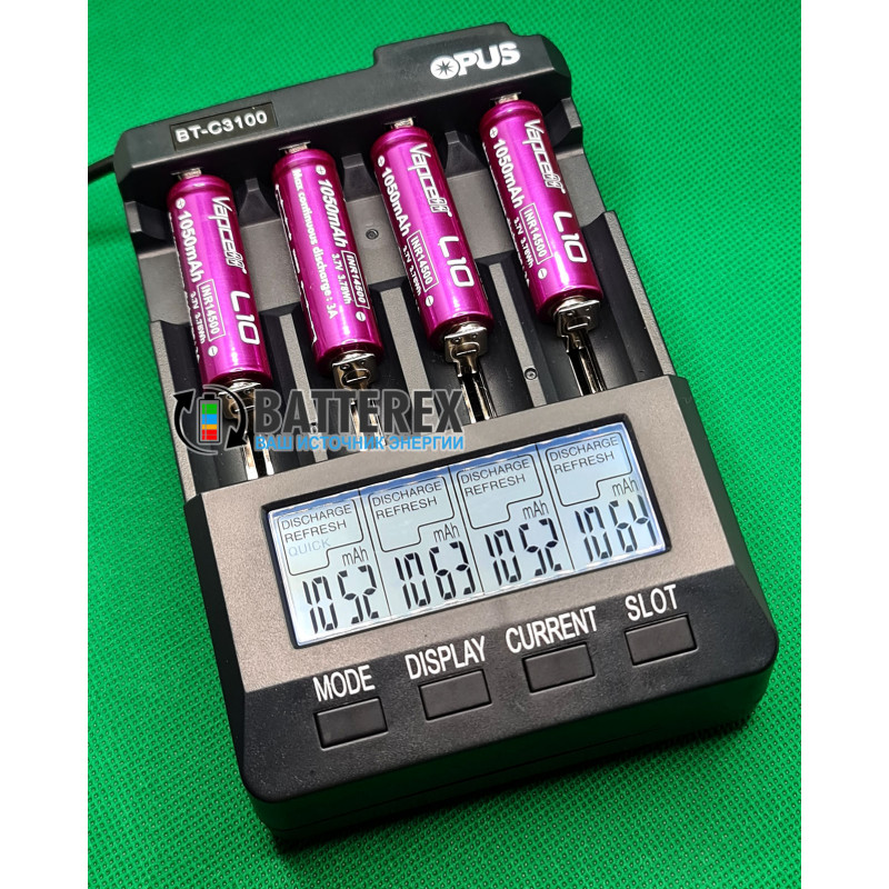 14500 Vapcell L10 1050mah 3.7V 3A, высокая реальная ёмкость