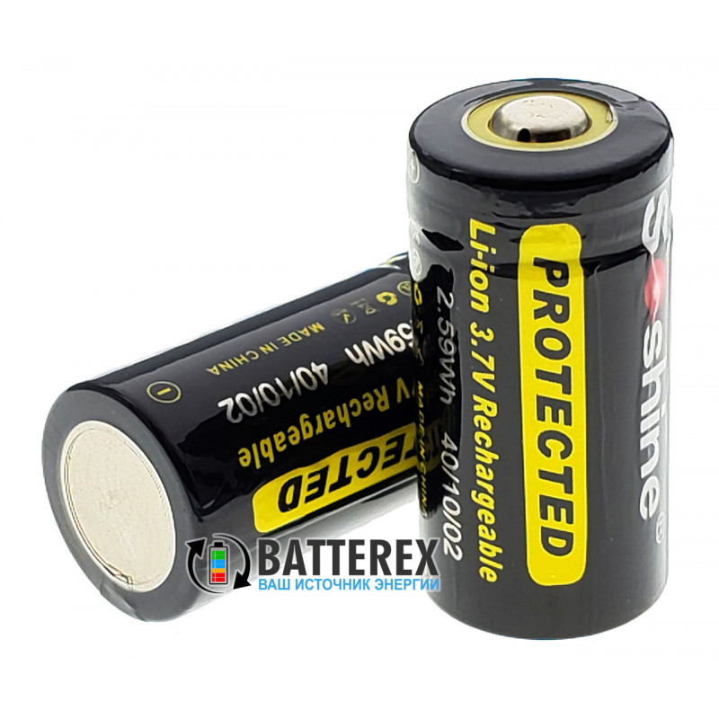 Аккумулятор 16340 CR123a Soshine 700mah 3,7V с защитой Аккумулятор 16340 CR123a Soshine 700mah 3,7V с защитой