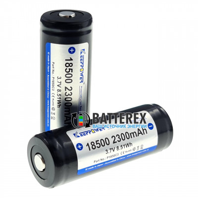 18500 Keeppower 2300mah 3,7V 4A Protected - c защитой