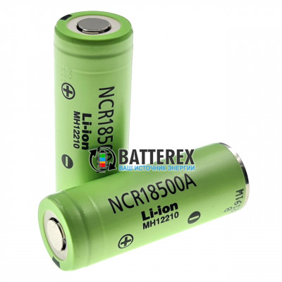 18500 Panasonic NCR18500A 2040mah 3.6V 5A без защиты