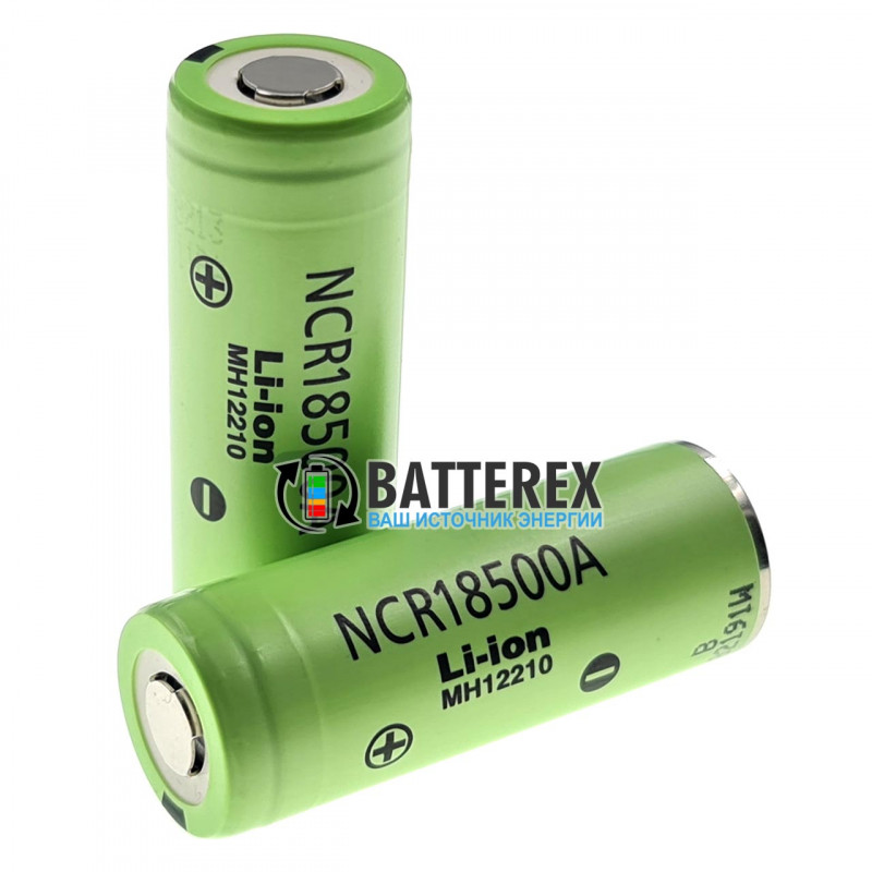 Аккумулятор Li-ion 18500 Panasonic NCR18500A 2040mah 3.6V 5A без платы защиты