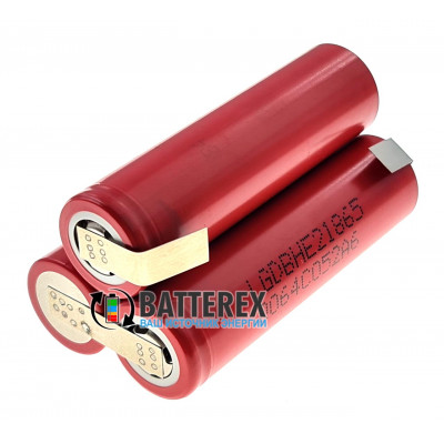 Сборка 18650 3S 12V 2500mah высокотоковая 20A из 3х аккумуляторов 18650 LG HE2 треугольная Сборка 18650 3S 12V 2500mah высокотоковая 20A из 3х аккумуляторов 18650 LG HE2 треугольная