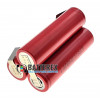 Аккумуляторная сборка 18650 3S 12V 2500mah 20A из 3х аккумуляторов 18650 LG HE2 2500mah треугольная для электроинструмента
