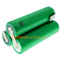 Сборка 3S 11.1-12.6В 30A 3120mah из 3х аккумуляторов 18650 Sony/Murata VTC6 для шуруповёрта