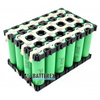 Сборка 4S 6P 14,8V 15000mah из 24х аккумуляторов 18650 Samsung 25R