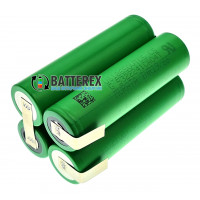 Сборка 18650 4S 14.8-16.8V 30/60A 2600mah из 4х аккумуляторов 18650 Sony Murata VTC5 (прямоугольная) Сборка 18650 4S 14.8-16.8V 30/60A 2600mah из 4х аккумуляторов 18650 Sony Murata VTC5 (прямоугольная)