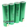 Сборка 14,8В из 4 аккумуляторов 18650 Samsung 25R 2500mah для шуруповёрта (плоская) Сборка 14,8В из 4 аккумуляторов 18650 Samsung 25R 2500mah для шуруповёрта (плоская)