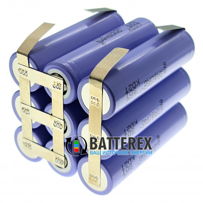 Сборка 3S 3P 12V 8700mah из 9 аккумуляторов 18650 Samsung 29E Сборка 3S 3P 12V 8700mah из 9 аккумуляторов 18650 Samsung 29E