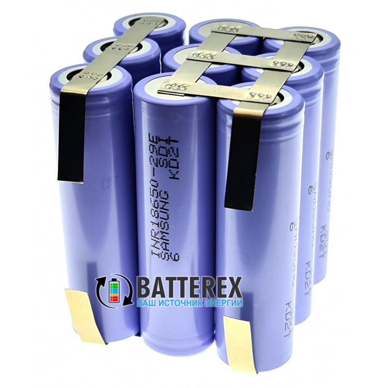 Сборка 3S3P 12V 8700mah из 9 аккумуляторов 18650 Samsung 29E 2900mah 10А (прямоугольная) Сборка 3S3P 12V 8700mah из 9 аккумуляторов 18650 Samsung 29E 2900mah 10А (прямоугольная)