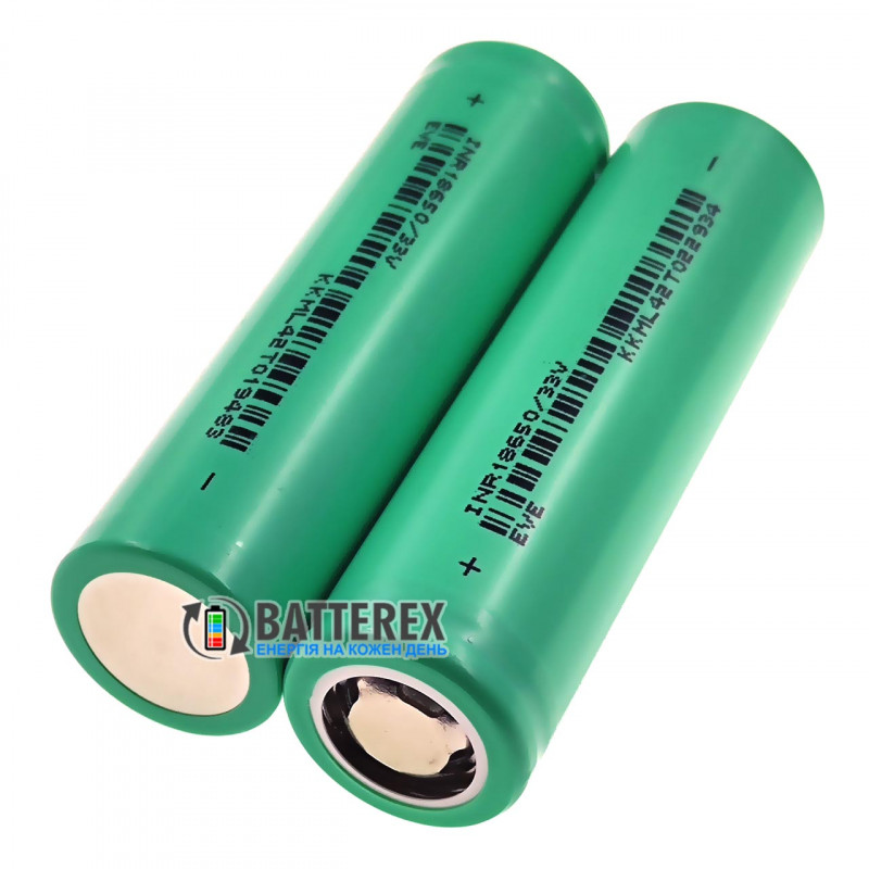 Аккумулятор литий-ионный 18650 EVE INR18650-33V 3200mAh 3.6V 10A
