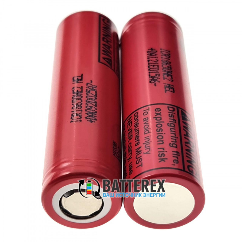 Аккумулятор 18650 LG HE2 2500mAh 20A высокотоковый без защиты