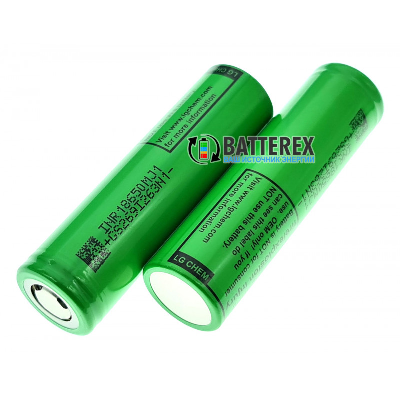 Аккумулятор 18650 LG INR18650 MJ1 3500mAh 10A с новым дизайном термоусадки