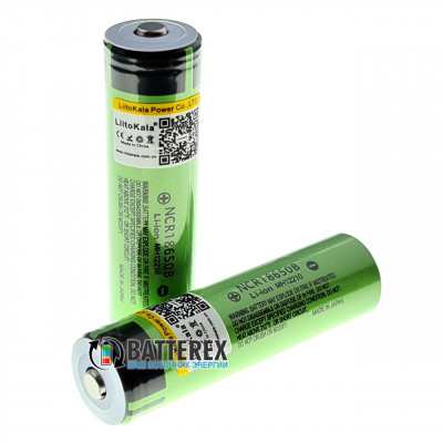 18650 Liitokala Lii-34B-JT 3400mah 3,7V Button Top с выпуклым контактом плюс (для фонарей)