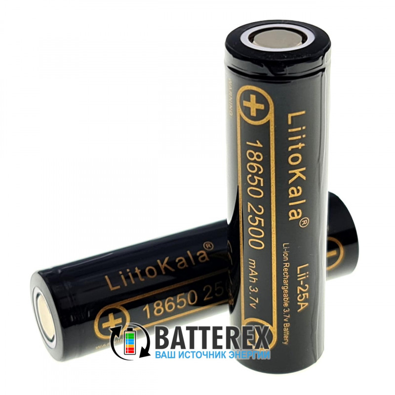 Аккумулятор 18650 Liitokala Lii-25A INR 2500mah 3.7V 15/20A высокотоковый Аккумулятор 18650 Liitokala Lii-25A INR 2500mah 3.7V 15/20A высокотоковый