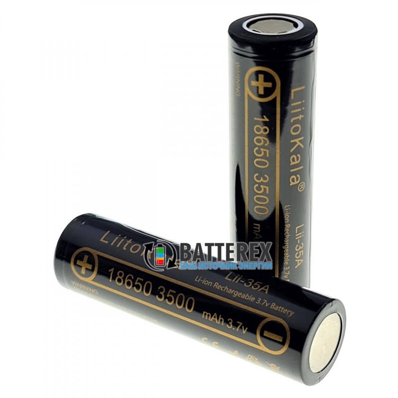 Аккумулятор 18650 Liitokala Lii-35A 3500mah 3.7V 10A Аккумулятор 18650 Liitokala Lii-35A 3500mah 3.7V 10A