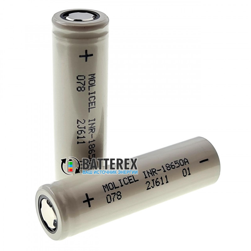 Аккумулятор 18650 Molicel  INR-18650A 2500mah 3.6V высокотоковый 20A 