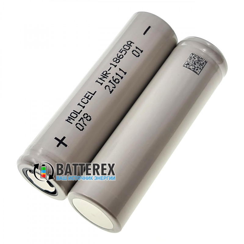 Аккумулятор 18650 Molicel INR-18650A 2500mah 3.6V высокотоковый 20A Аккумулятор 18650 Molicel INR-18650A 2500mah 3.6V высокотоковый 20A