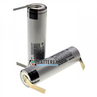 18650 Panasonic NCR18650BD 3200mah 3,6V 10A под пайку - оригинал - 2020 год