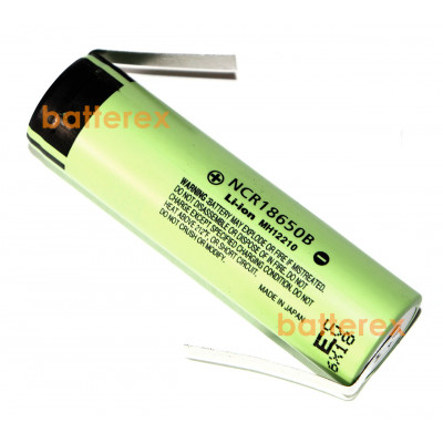 18650 Panasonic NCR18650B 3400mah 3,7V - под пайку - оригинал, Япония