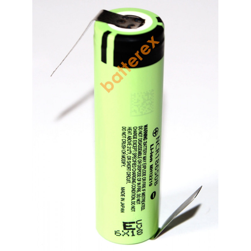 Аккумулятор 18650 под пайку Panasonic 3400mah 3,7V без защиты Аккумулятор 18650 под пайку Panasonic 3400mah 3,7V без защиты