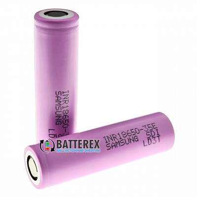 18650 Samsung INR 35E 3500mah 8A 3,7V без защиты - Оригинал - 2021 год