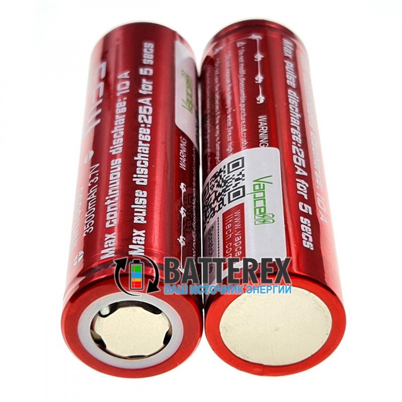 18650 Vapcell INR18650 M35 3500mah 3.7V 10/25A высокотоковый 18650 Vapcell INR18650 M35 3500mah 3.7V 10/25A высокотоковый