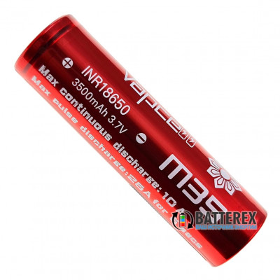 18650 Vapcell INR M35 3500mah 3.7V 10/25A высокотоковый