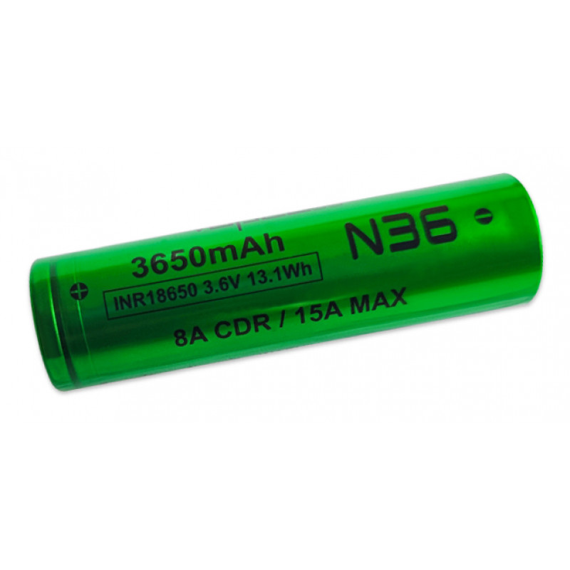 Аккумулятор Li-ion 18650 Vapcell INR N36 3650mah 3.6V 8/15A высокотоковый Аккумулятор Li-ion 18650 Vapcell INR N36 3650mah 3.6V 8/15A высокотоковый