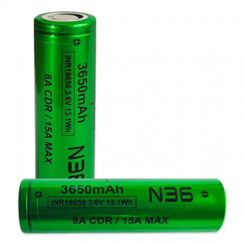 Аккумулятор Li-ion 18650 Vapcell INR N36 3650mah 3.6V 8/15A высокотоковый Аккумулятор Li-ion 18650 Vapcell INR N36 3650mah 3.6V 8/15A высокотоковый