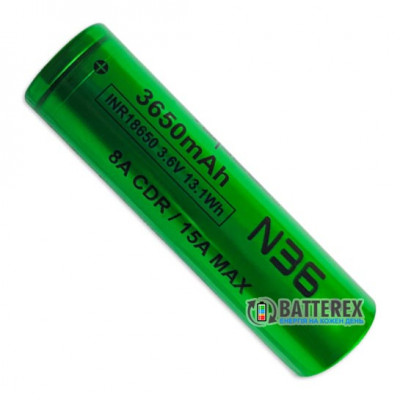 18650 Vapcell INR N36 3650mah 3.6V 8/15A без защиты