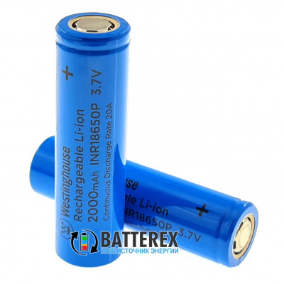 18650 Westinghouse INR18650P 2000mah 3.7V 20A высокотоковый