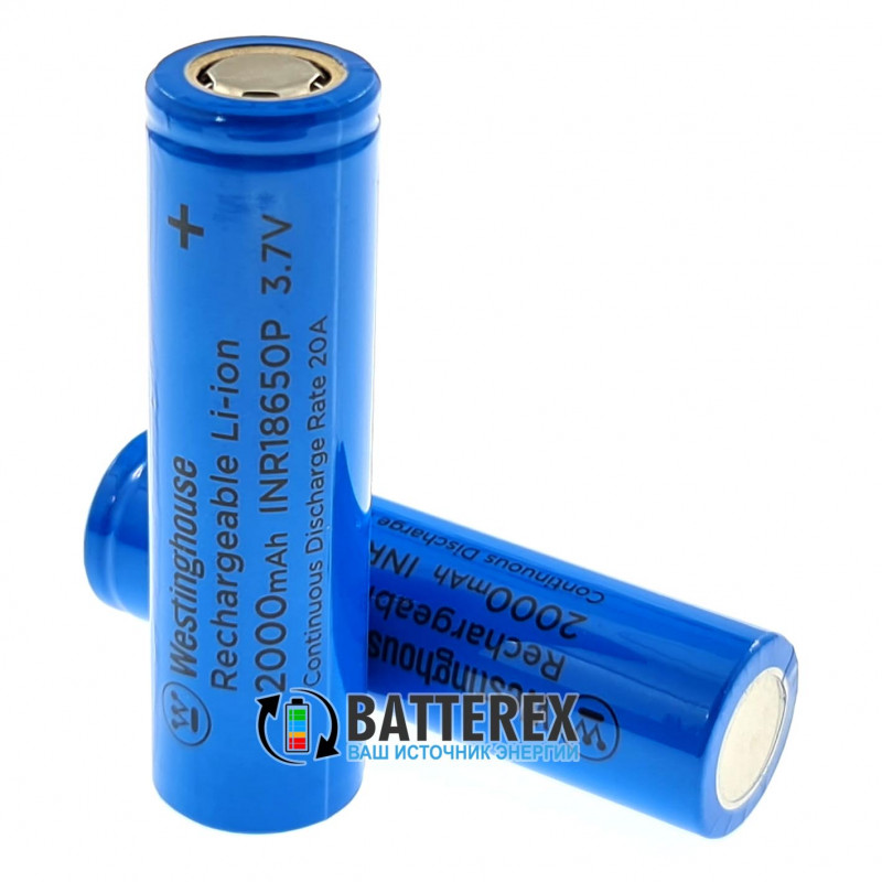Аккумулятор 18650 Westinghouse INR18650P 2000mah 20A высокотоковый Аккумулятор 18650 Westinghouse INR18650P 2000mah 20A высокотоковый