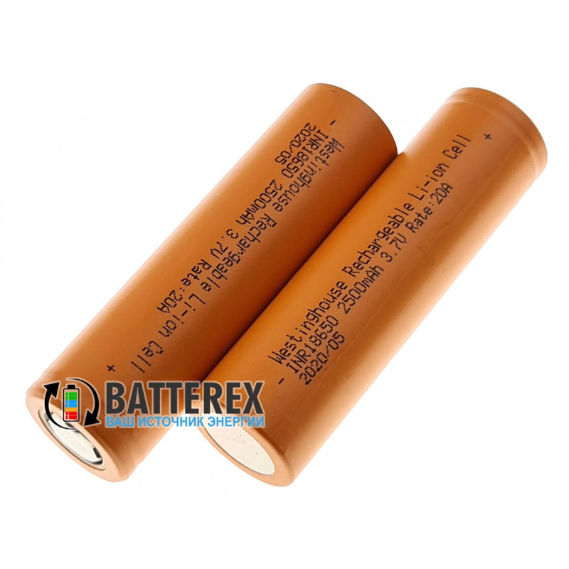 Аккумулятор 18650 Westinghouse INR18650 2500mah 20A высокотоковый Аккумулятор 18650 Westinghouse INR18650 2500mah 20A высокотоковый