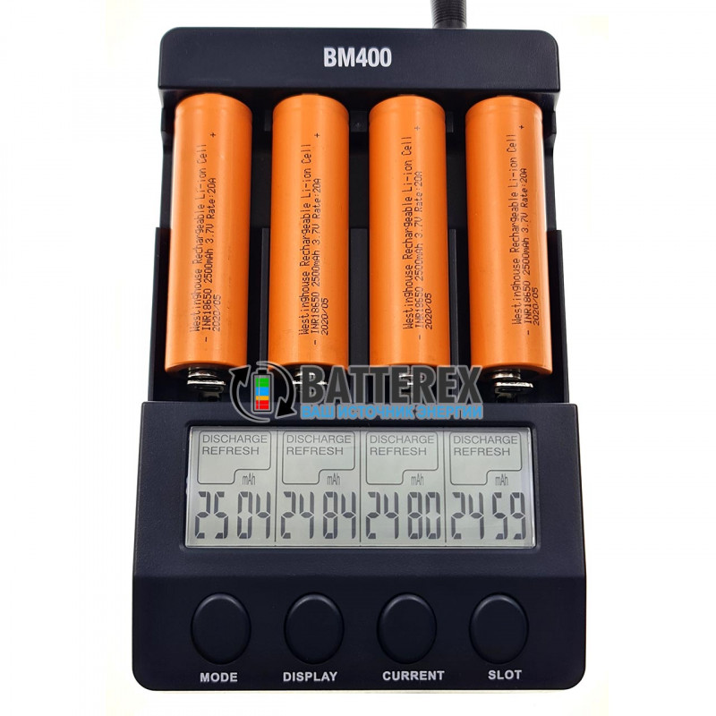 Аккумулятор 18650 Westinghouse INR18650 2500mah 20A высокотоковый Аккумулятор 18650 Westinghouse INR18650 2500mah 20A высокотоковый