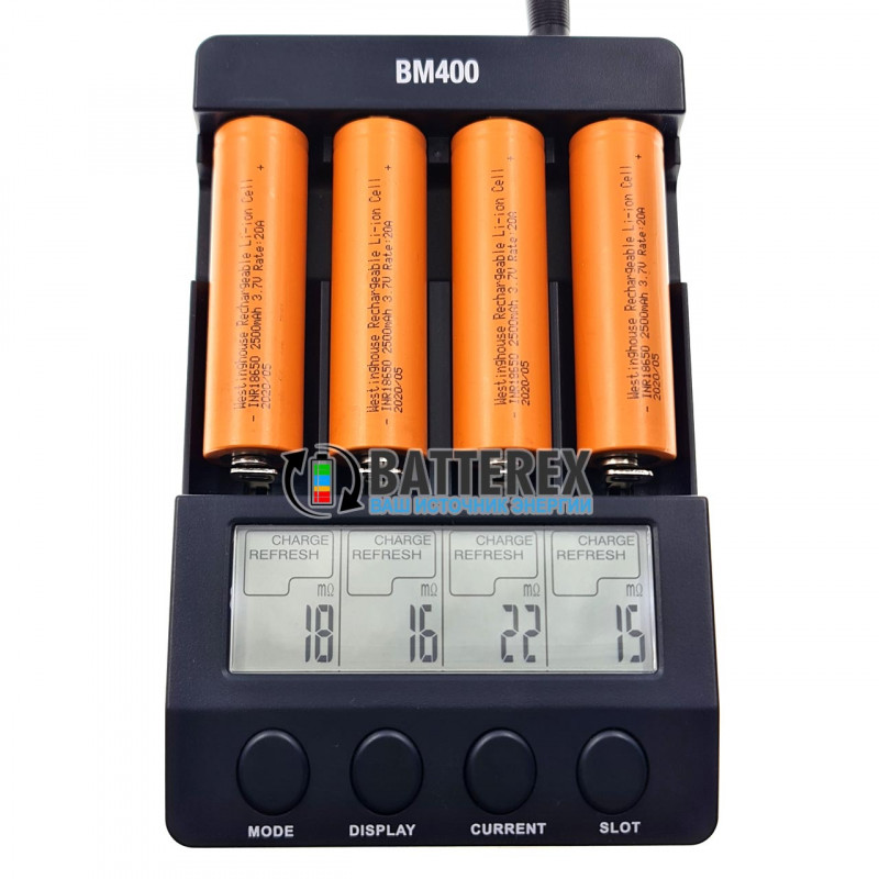 Аккумулятор 18650 Westinghouse INR18650 2500mah 20A высокотоковый Аккумулятор 18650 Westinghouse INR18650 2500mah 20A высокотоковый