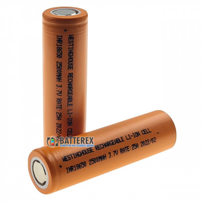 18650 Westinghouse INR18650 2500mah 3.7V 25A высокотоковый
