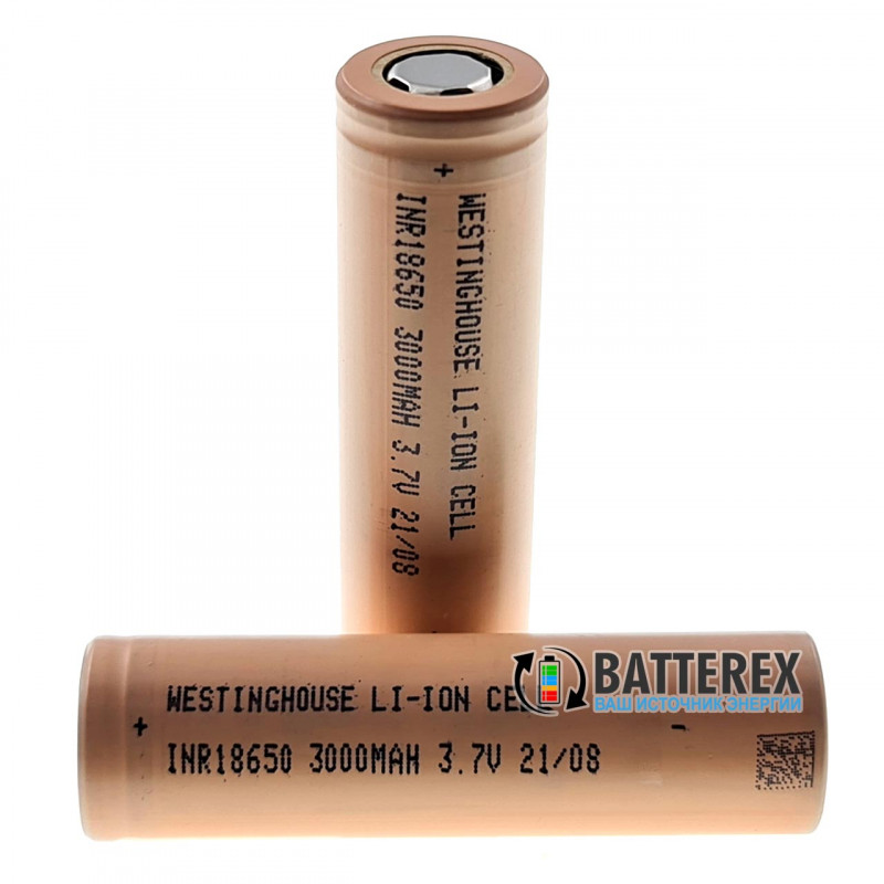 Аккумулятор 18650 Westinghouse INR18650 3000mah 15A высокотоковый