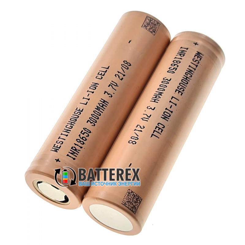 Аккумулятор 18650 Westinghouse INR18650 3000mah 15A высокотоковый