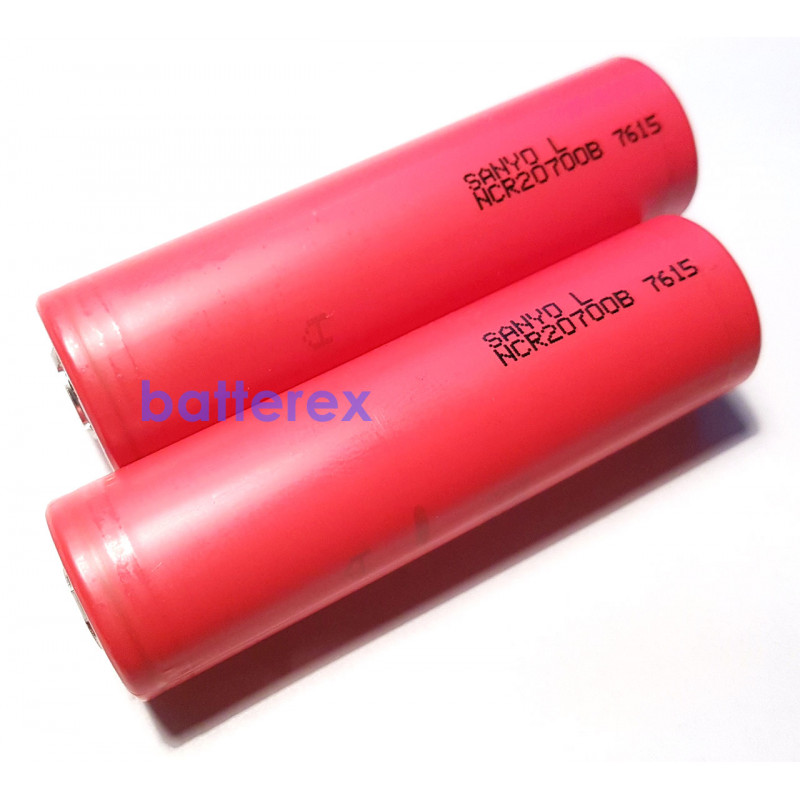 Аккумулятор 20700 Sanyo NCR20700B 4250mah 15A 3,7V высокотоковый без защиты. Оригинал.
