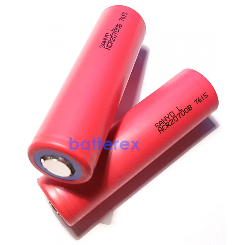 Аккумулятор 20700 Sanyo NCR20700B 4250mah 15A 3,7V высокотоковый без защиты. Оригинал.