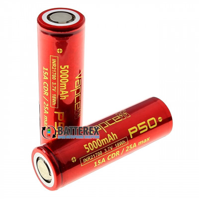 21700 Vapcell INR P50 5000mah 3.7V 15/25A высокотоковый - реальная ёмкость и токоотдача 21700 Vapcell INR P50 5000mah 3.7V 15/25A высокотоковый - реальная ёмкость и токоотдача