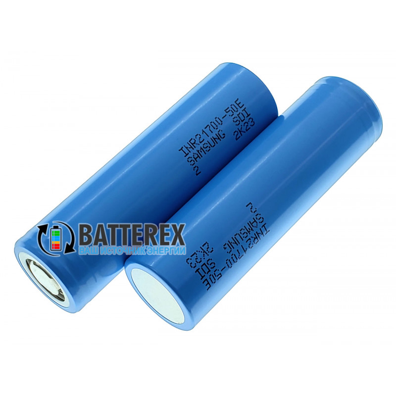 Аккумулятор 21700 Samsung INR21700-50E 5000mah 9.8A - оригинал Аккумулятор 21700 Samsung INR21700-50E 5000mah 9.8A - оригинал