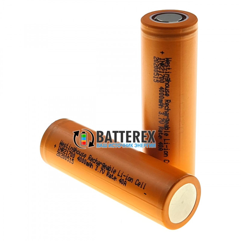 Аккумулятор 21700 Westinghouse INR21700 4000mah 3.7V 40A высокотоковый Аккумулятор 21700 Westinghouse INR21700 4000mah 3.7V 40A высокотоковый