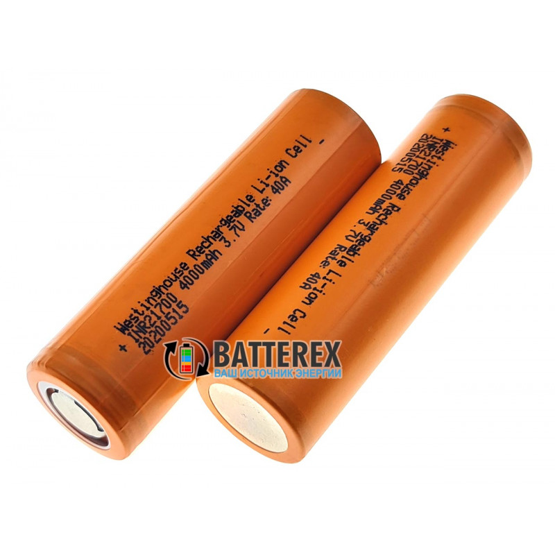 Аккумулятор 21700 Westinghouse INR21700 4000mah 3.7V 40A высокотоковый Аккумулятор 21700 Westinghouse INR21700 4000mah 3.7V 40A высокотоковый