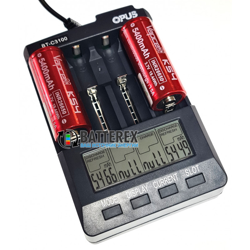 Аккумулятор 26650 высокотоковый Vapcell 5400mah 3,7V 15A без платы защиты