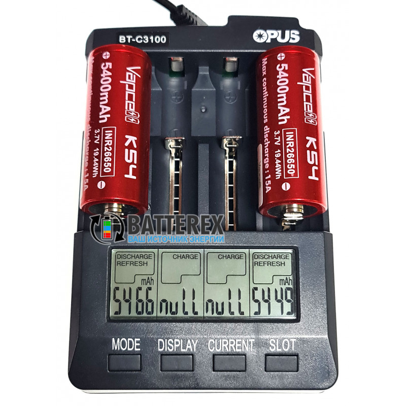 Аккумулятор 26650 высокотоковый Vapcell 5400mah 3,7V 15A без платы защиты