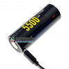 Аккумулятор 26650 Soshine 5500mah 3,7V Protected microUSB с защитой с зарядкой от micro-USB Аккумулятор 26650 Soshine 5500mah 3,7V Protected microUSB с защитой с зарядкой от micro-USB