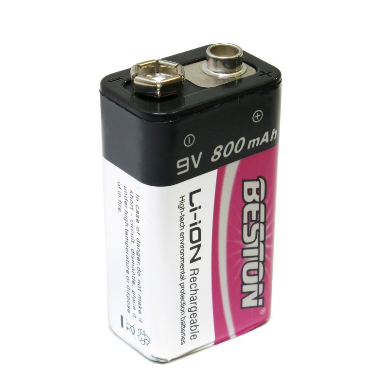 Аккумулятор литиевый Крона Li-Ion Beston 9V 800mah Аккумулятор литиевый Крона Li-Ion Beston 9V 800mah