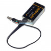 Аккумулятор Крона Li-ion Beston 9V 1000mah с зарядкой от micro USB