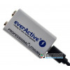 Аккумулятор Крона Li-ion Everactive 9V 550mah с зарядкой от micro USB